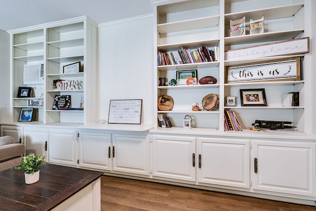 interior space featuring wood finished floors