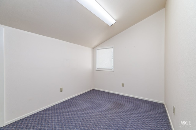 bonus room with lofted ceiling