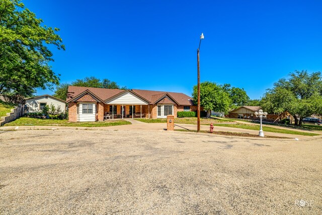 view of ranch-style home