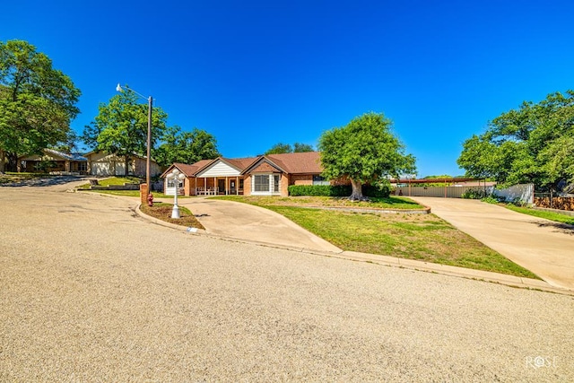 view of ranch-style house