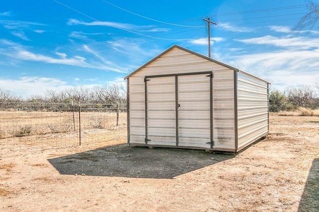 view of outbuilding