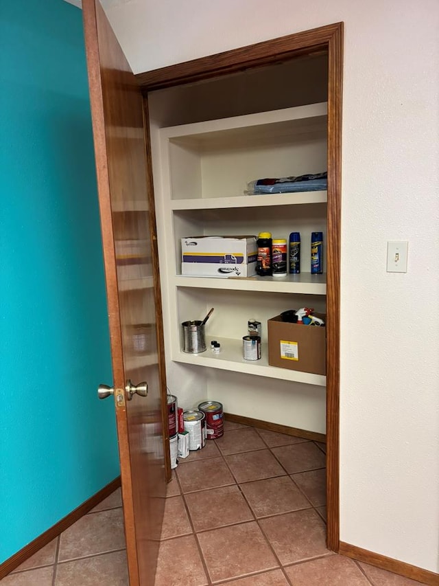 view of pantry