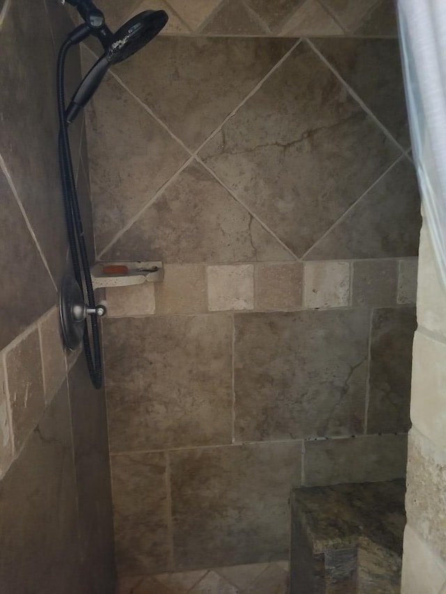 1811 Willow St, San Angelo, TX 76901 - bathroom view of a tile shower