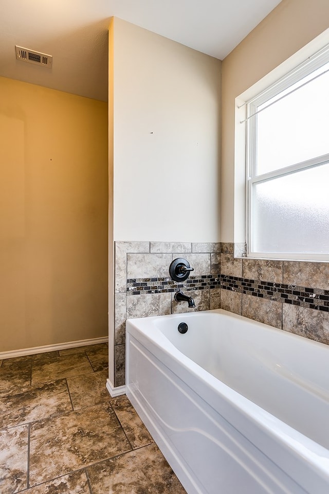 bathroom with a bathtub