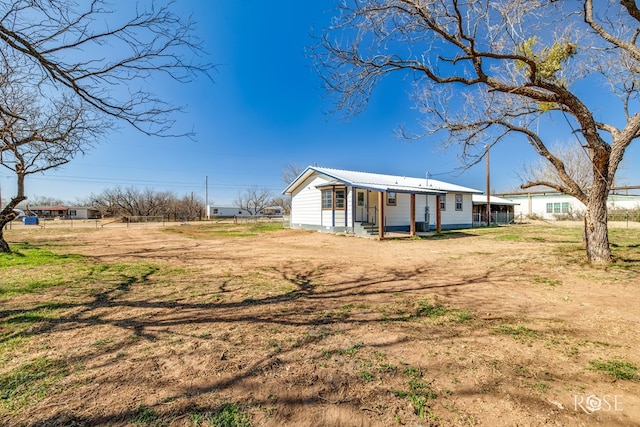 view of rear view of property