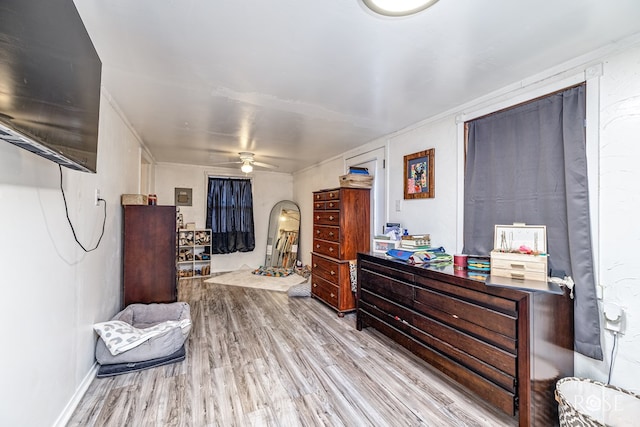 8126 N Fm 2288, San Angelo, TX 76901 - bedroom with wood finished floors and arched walkways