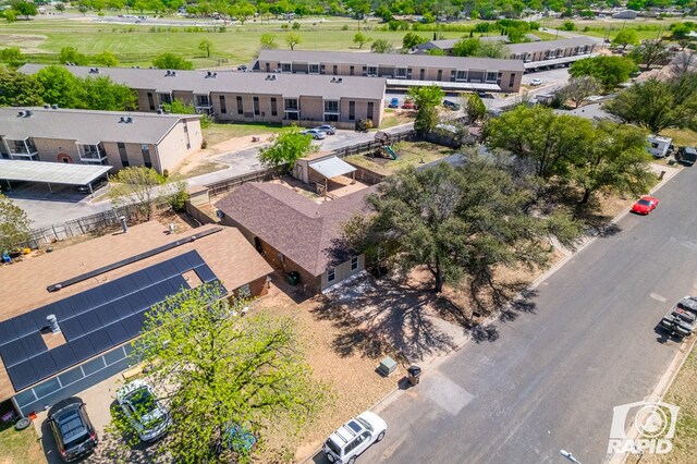 bird's eye view featuring a residential view