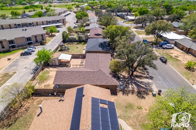 birds eye view of property featuring a residential view