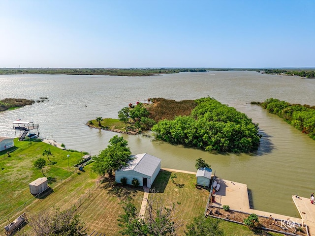 1714 Shady Point Circle Dr, San Angelo, TX 76904 - drone / aerial view of a nearby body of water