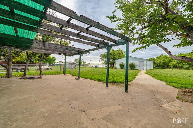 1714 Shady Point Circle Dr, San Angelo, TX 76904 - view of patio / terrace with a pergola