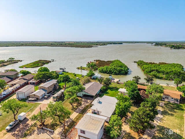 1714 Shady Point Circle Dr, San Angelo, TX 76904 - aerial perspective of suburban area with a nearby body of water
