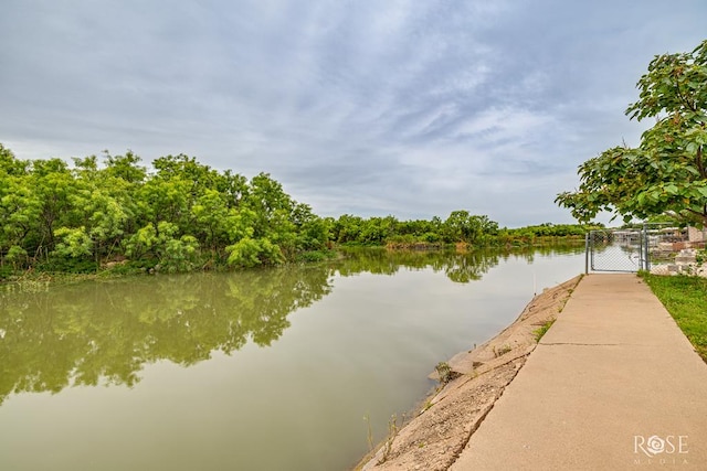 1714 Shady Point Circle Dr, San Angelo, TX 76904 - dock area featuring a gate and a water view