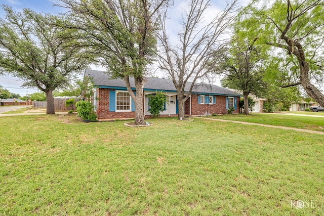 1902 College Hills Blvd, San Angelo, TX 76904 - ranch-style house with brick siding and an attached garage