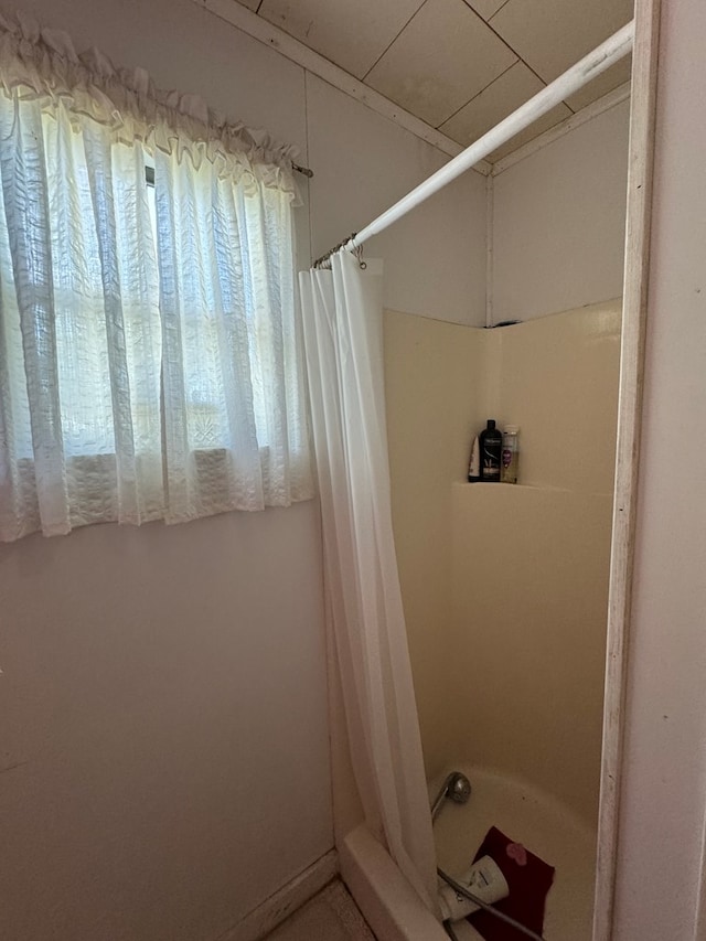 bathroom with walk in shower