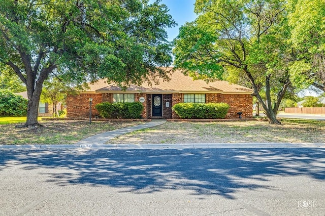 view of ranch-style home