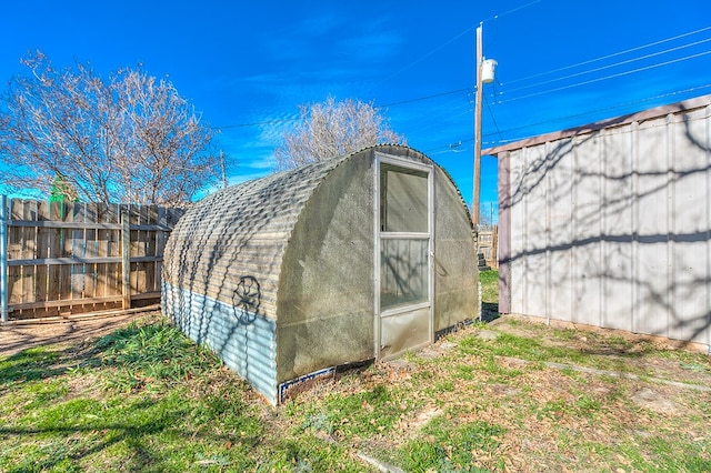 view of outbuilding