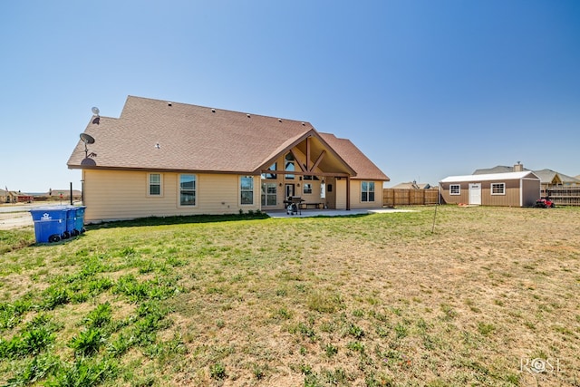 3504 Badger Ct, San Angelo, TX 76901 - rear view of property featuring a patio