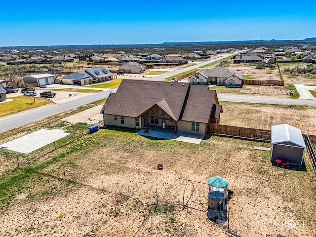 3504 Badger Ct, San Angelo, TX 76901 - aerial perspective of suburban area