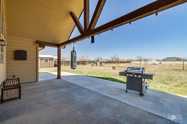 3504 Badger Ct, San Angelo, TX 76901 - view of patio with a grill