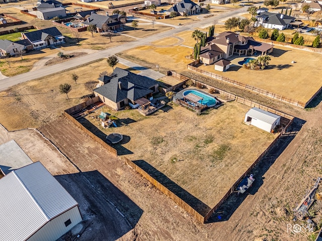 drone / aerial view featuring a residential view