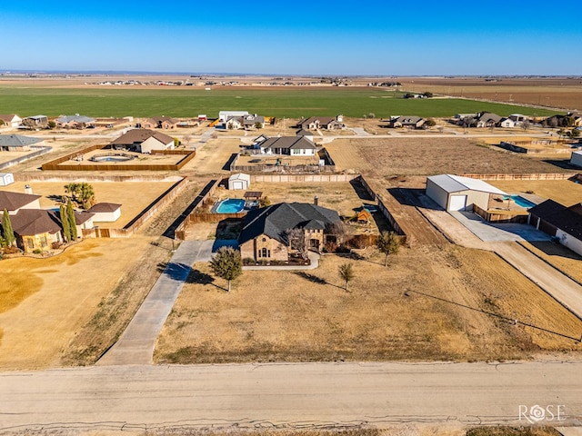 drone / aerial view featuring a residential view