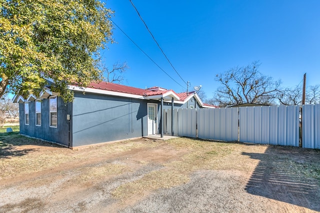 view of side of home