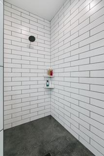 bathroom with walk in shower