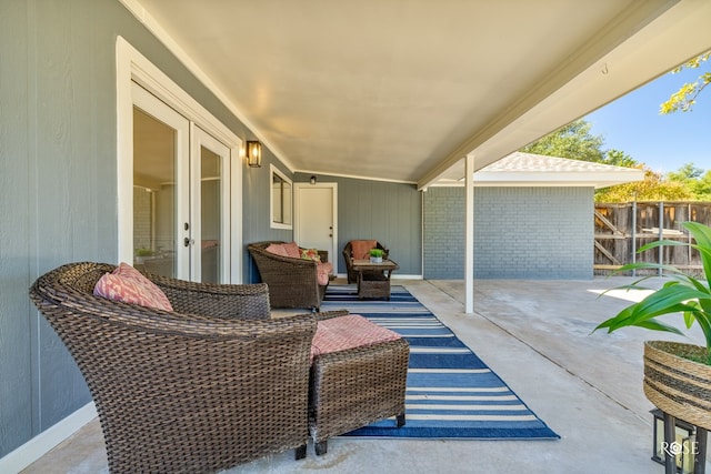 view of patio