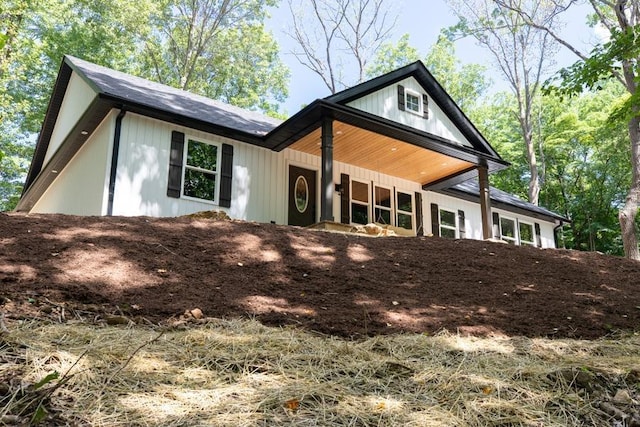 view of back of property