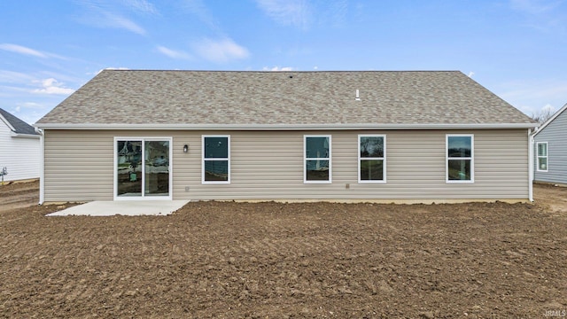 back of property featuring a patio