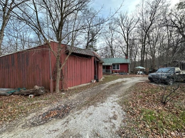 view of property exterior