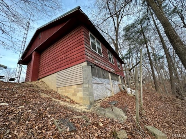 view of home's exterior