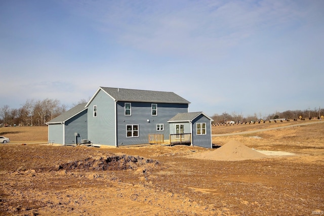 view of back of property