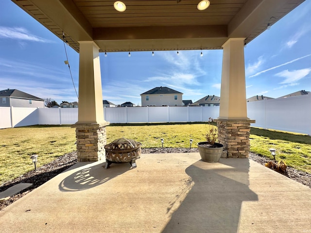 view of patio