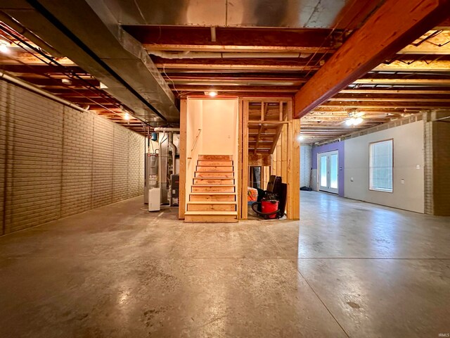 view of basement