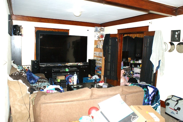 view of living room