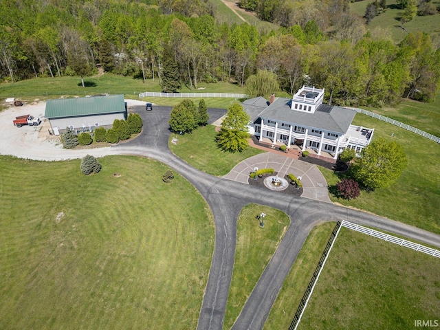 view of birds eye view of property