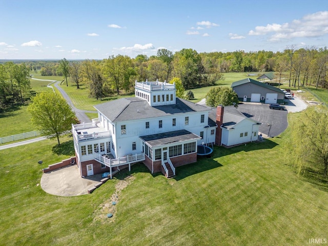 view of drone / aerial view