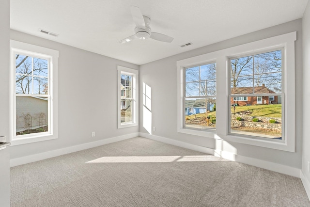 51 Ln 345 Crooked Lk, Angola, IN 46703 - empty room with ceiling fan and carpet