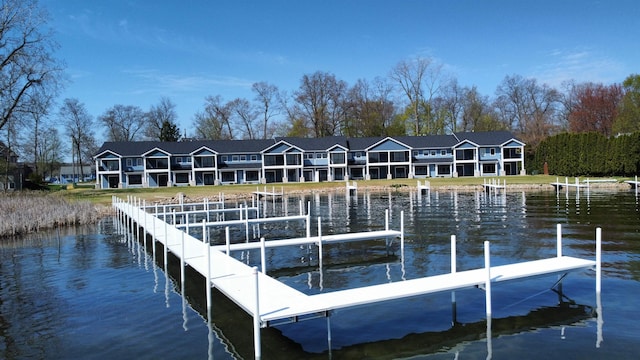 51 Ln 345 Crooked Lk, Angola, IN 46703 - view of dock with a water view