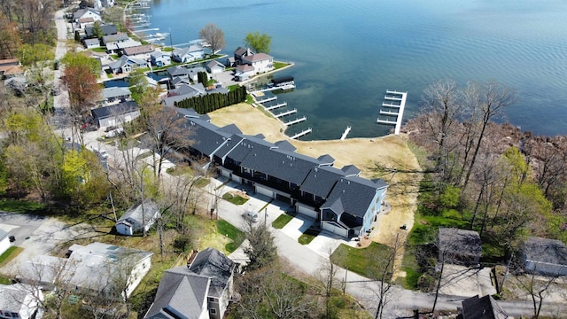 15 Ln 345 Crooked Lk, Angola, IN 46703 - drone / aerial view with a water view