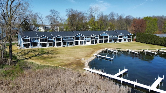 39 Ln 345 Crooked Lk, Angola, IN 46703 - dock area with a water view