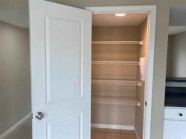 view of pantry