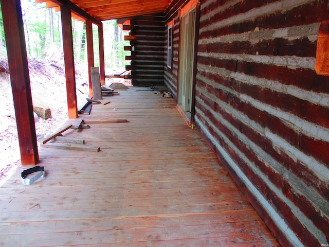 view of deck