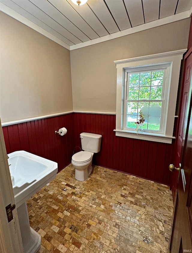 bathroom with toilet