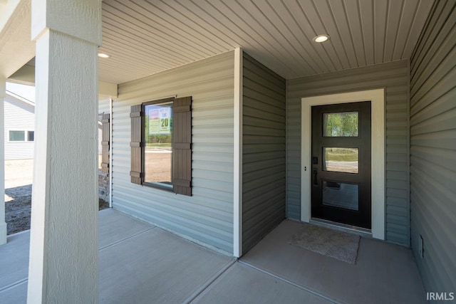 view of entrance to property