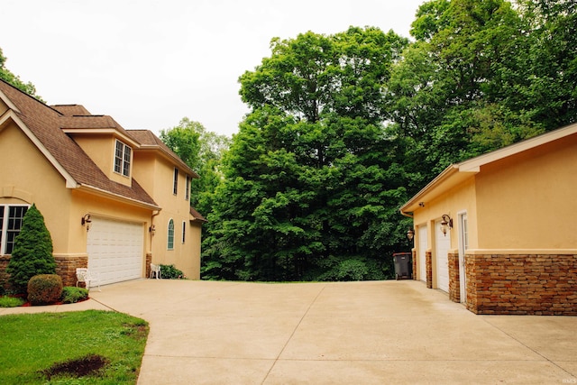 view of side of property