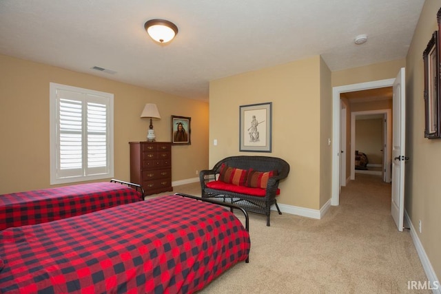 bedroom featuring carpet floors