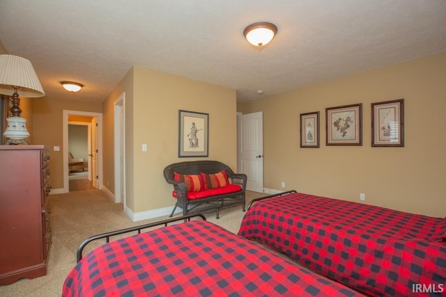 bedroom featuring carpet flooring