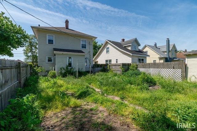 view of rear view of house